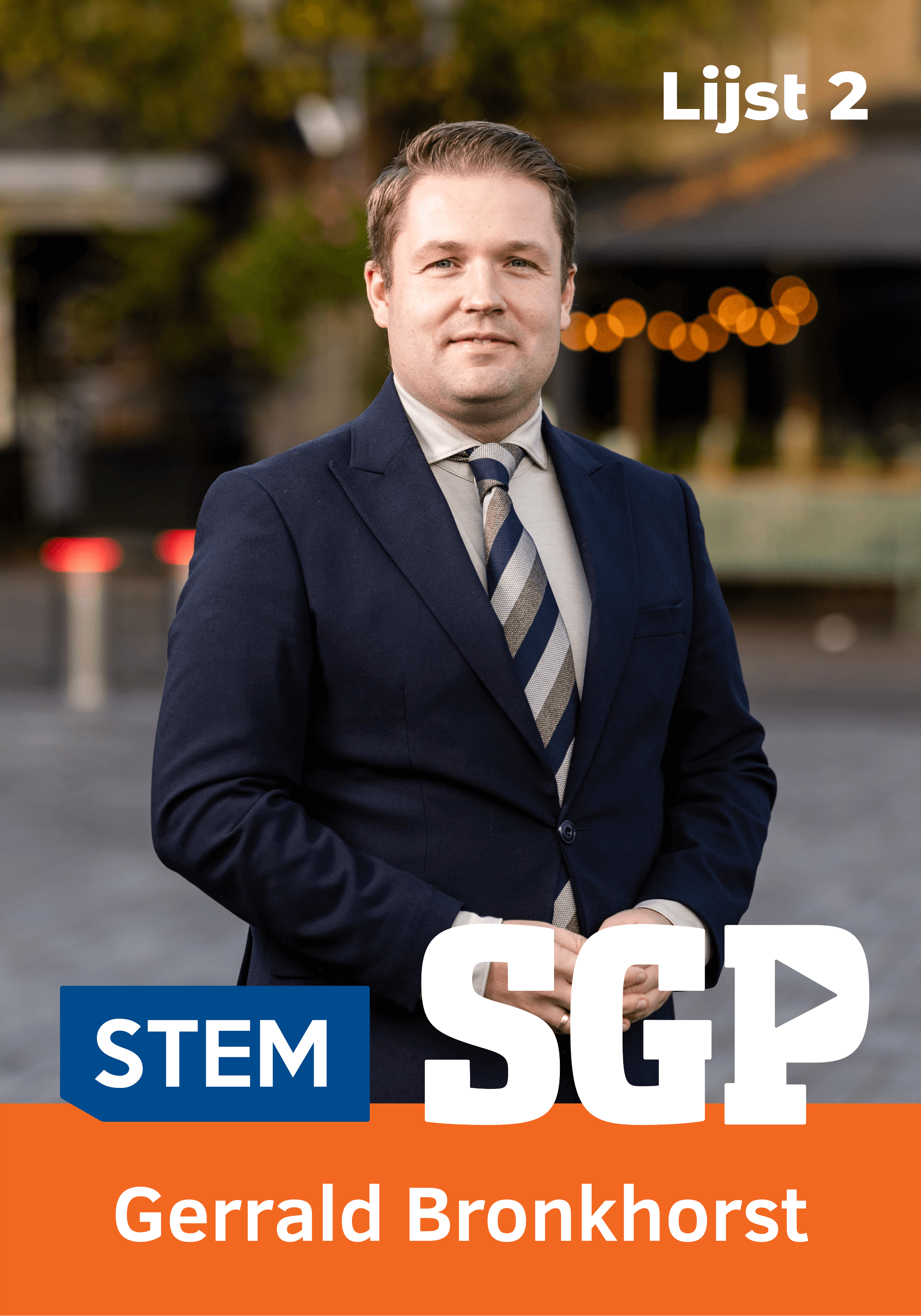 Poster SGP Gerrald Bronkhorst